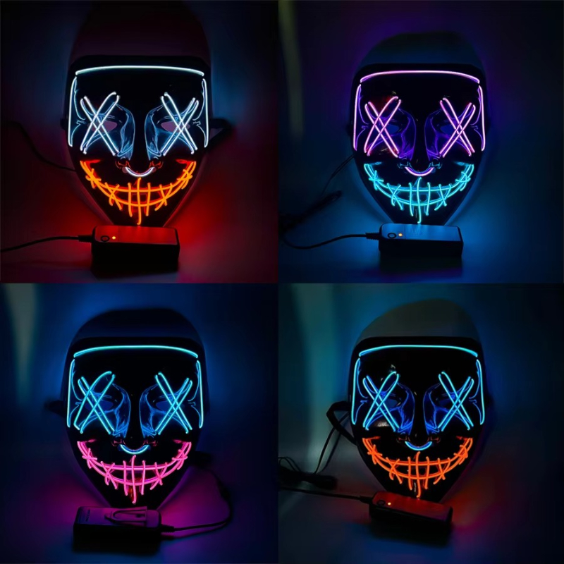 Kaltes Licht Halloween Maske G – Neon Sign Party Bewertung und Preis