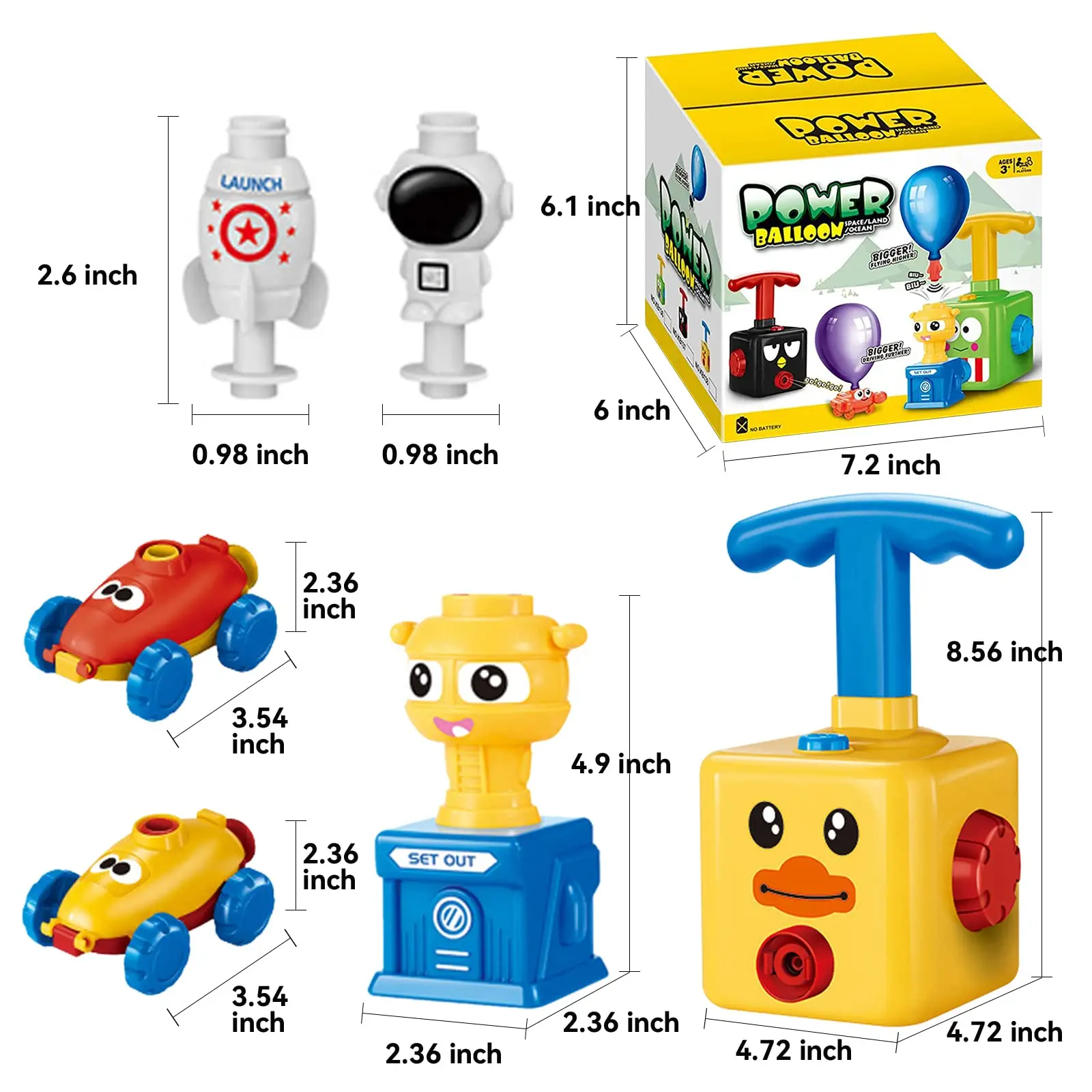 Ballon werfer Kinder auto Spie – Balloon Pump Hand Bewertung und Preis