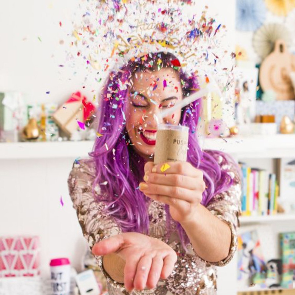 Bunte Pastellfarbene Brautpart – Confetti Cannon Tube Bewertung und Preis